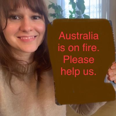 Photo of Claudia O'Dohert while requesting help.